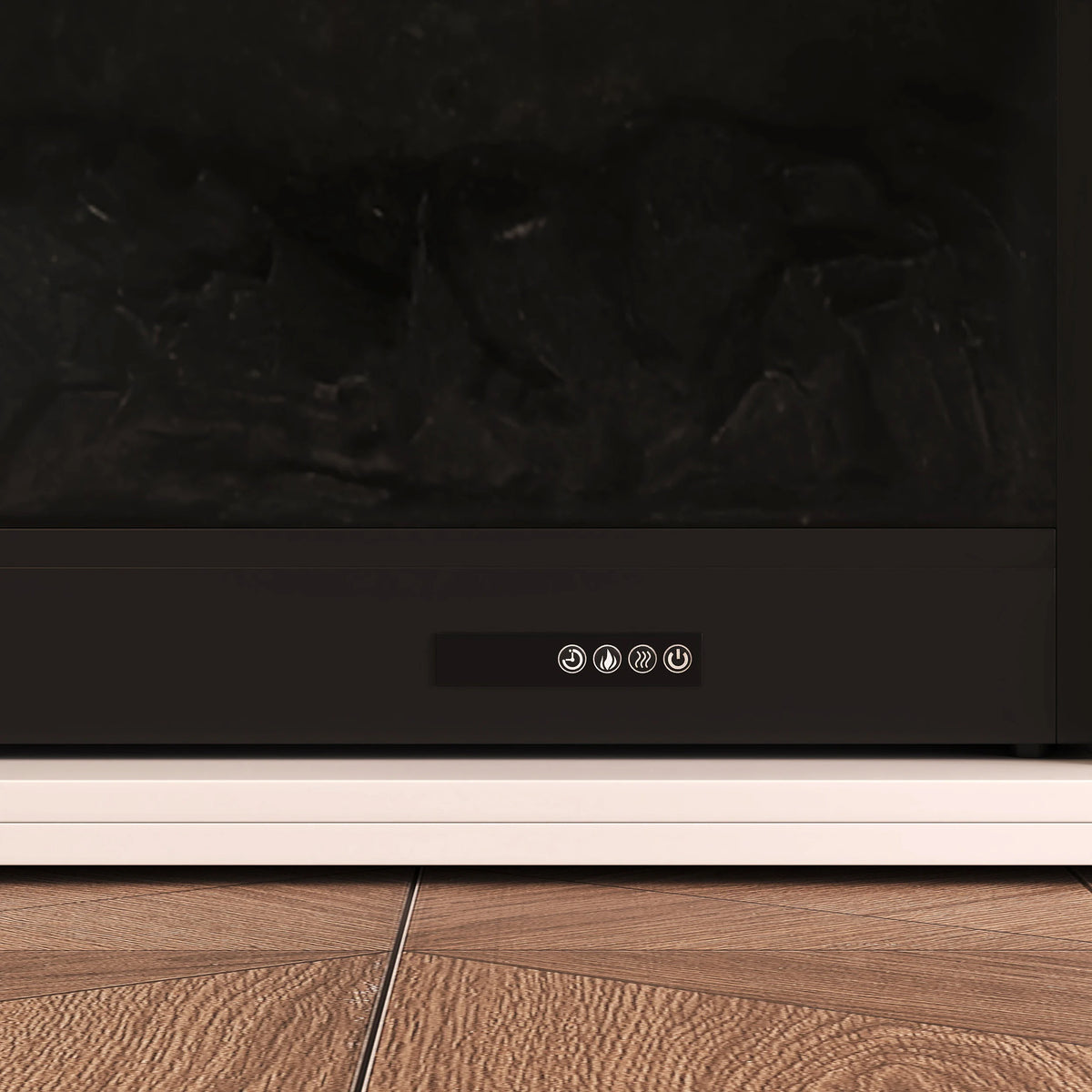 Meuble TV pour cheminée électrique 2000 mm avec télécommande