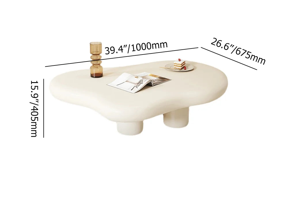 Ensemble meuble TV extensible et table basse abstraite