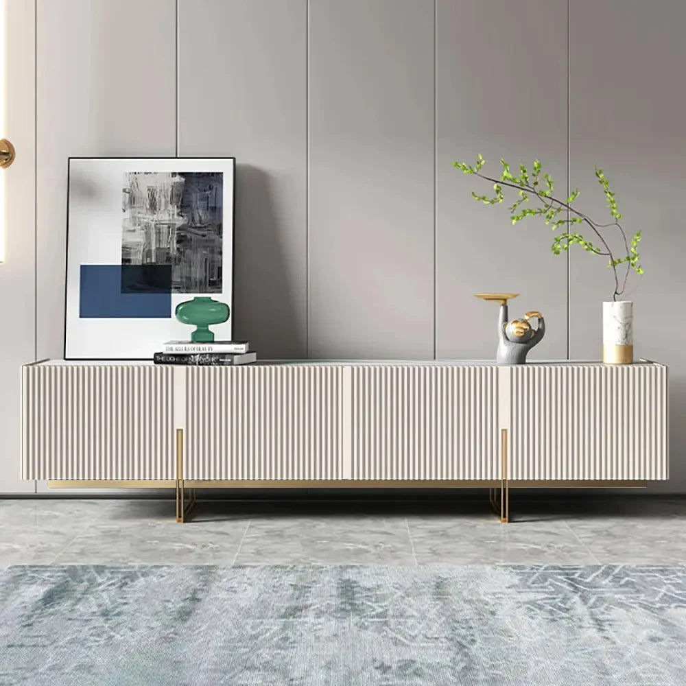 Ensemble meuble TV et table basse gigognes Grovyn 220 cm